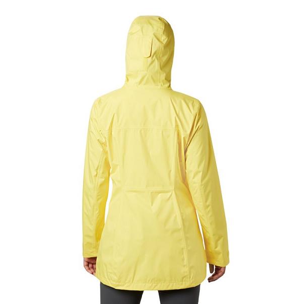 Columbia Splash A Little II Rain Jacket Yellow For Women's NZ29180 New Zealand